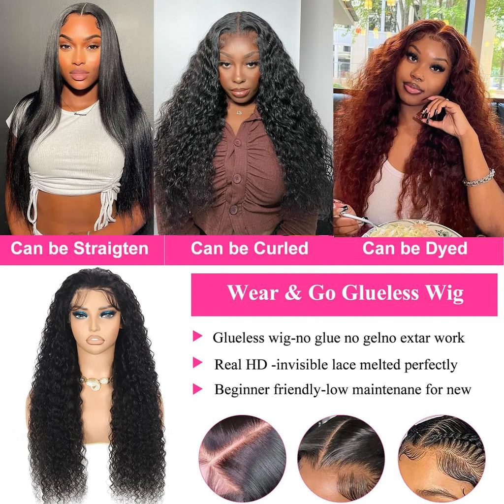 Deep Wave Lace Front Wigs