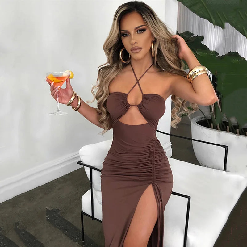 Midi Backless Dress