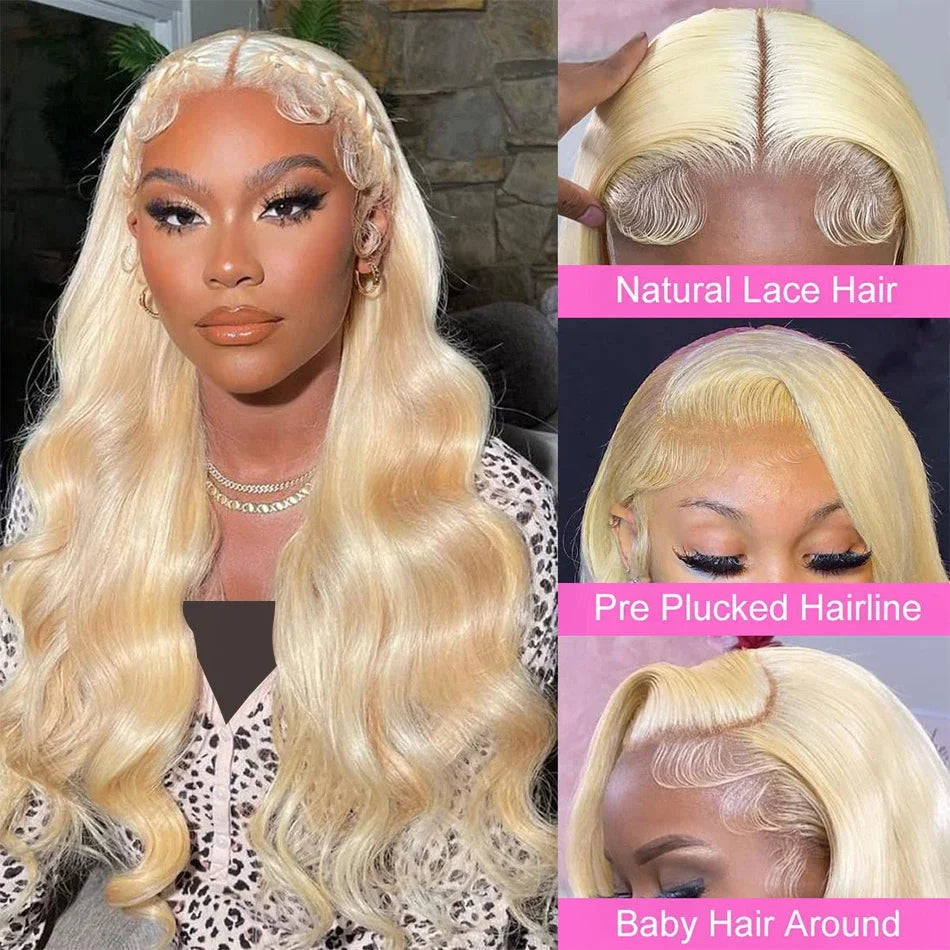 613 Human Hair Wig