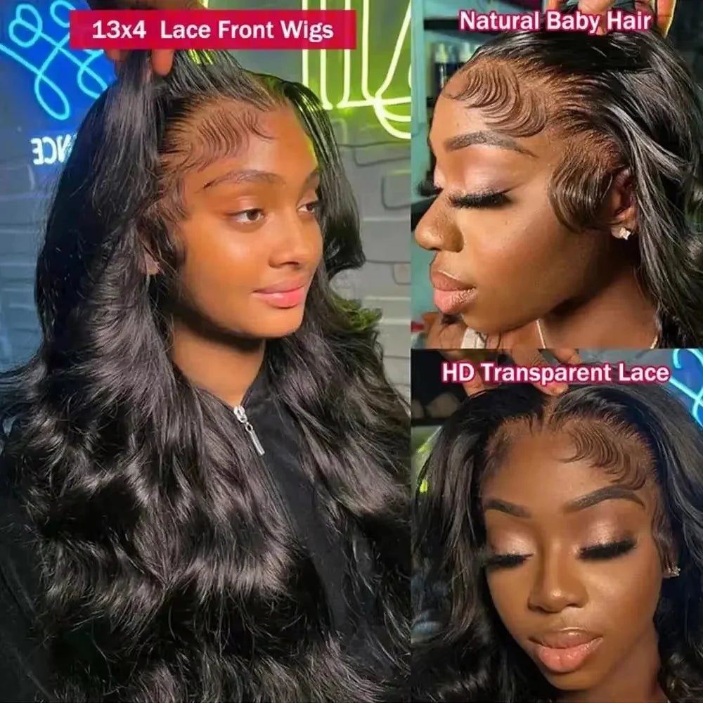 Frontal Wigs Pre Plucked Lace