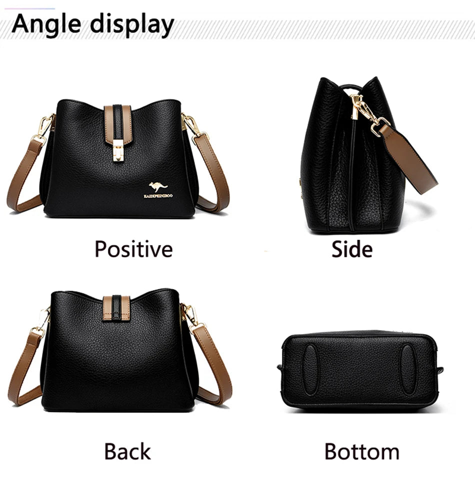 Casual Leather Cowhide