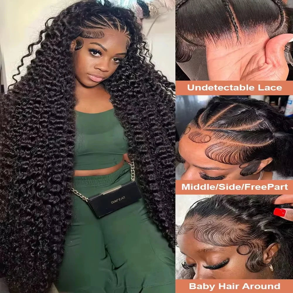 Deep Wave Virgin Human Hair Wig