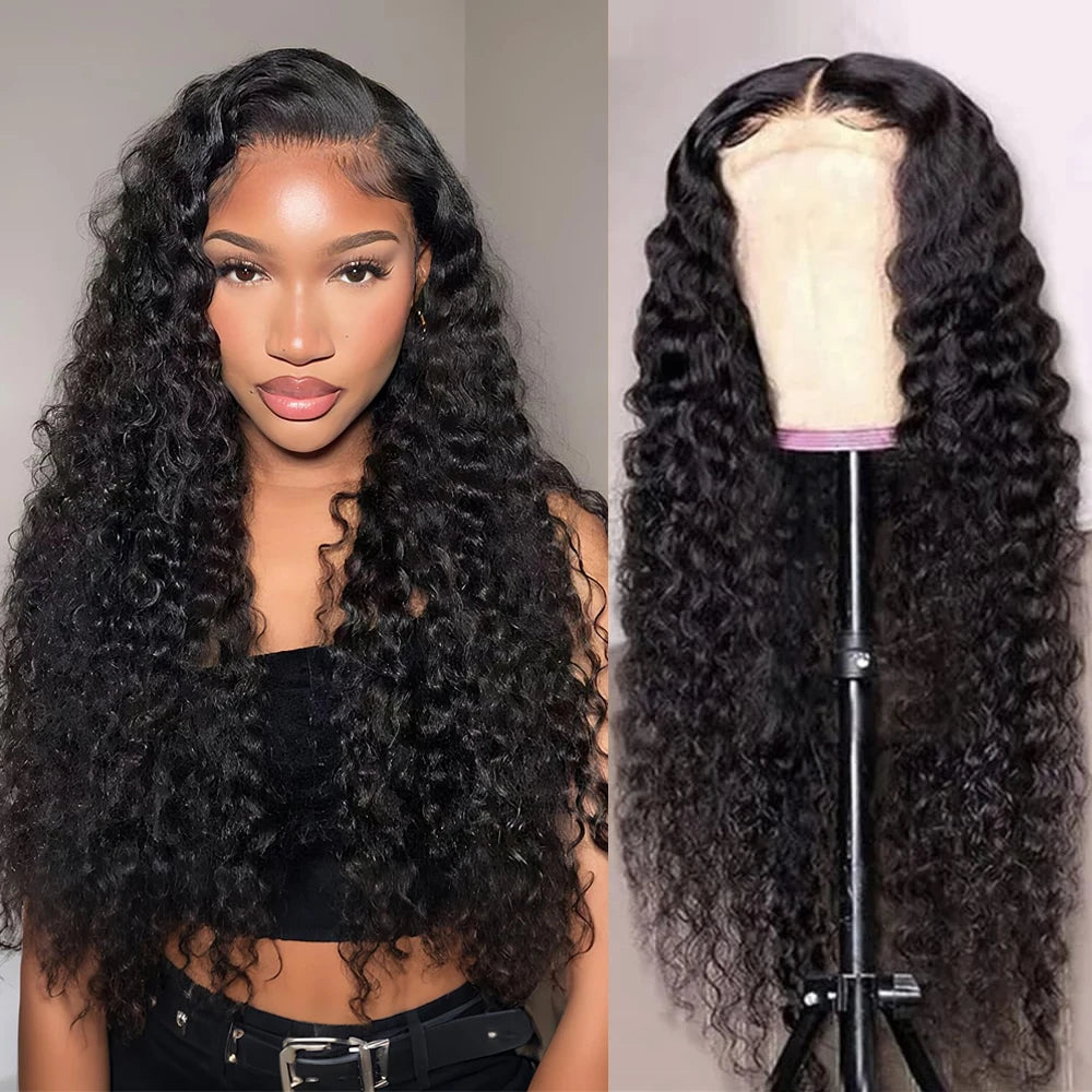100% Deep Wave Frontal Wig