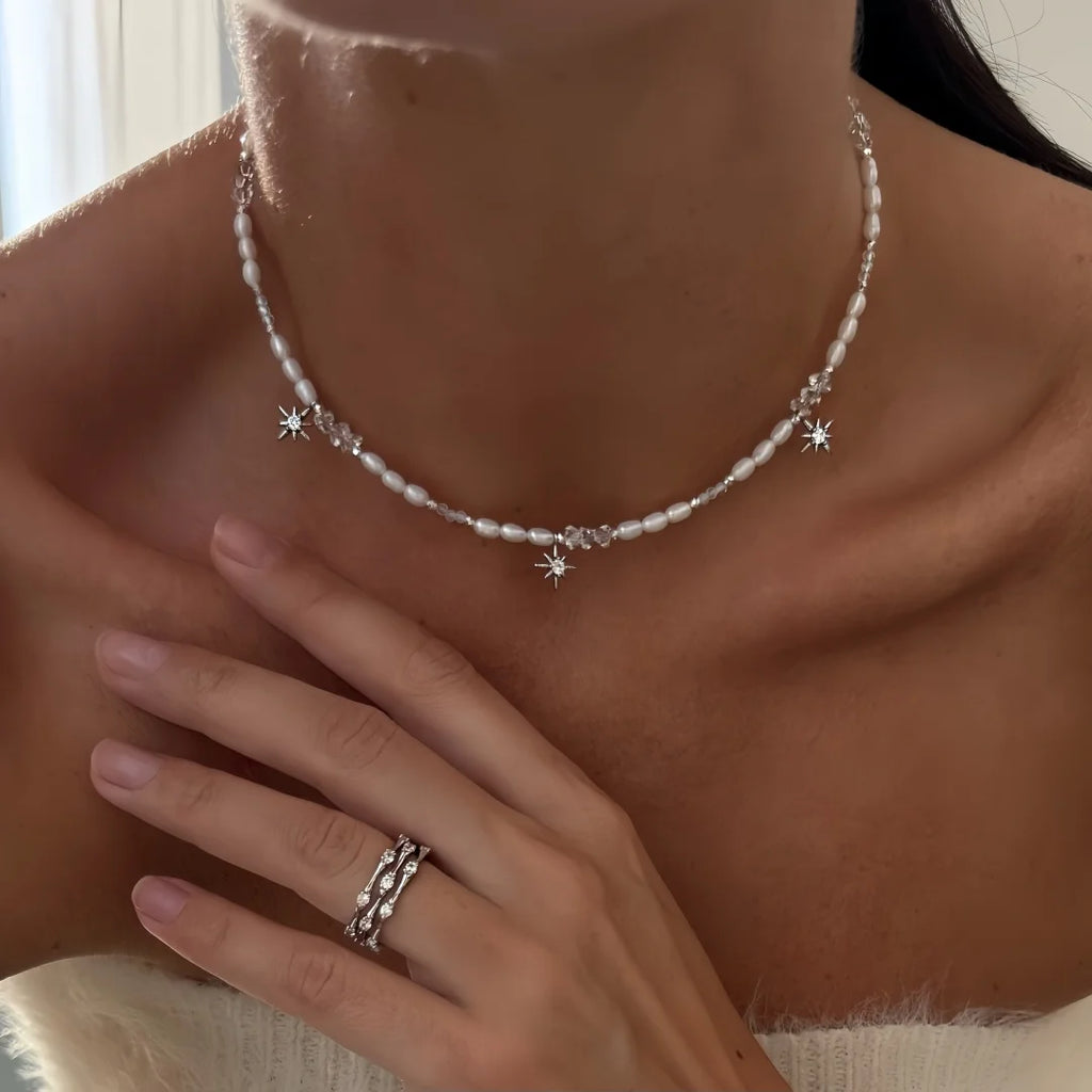 Minimalist Pearl Necklace
