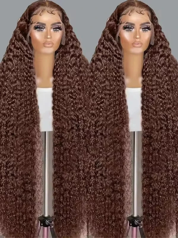 Curly Lace Frontal Wigs Pre Plucked