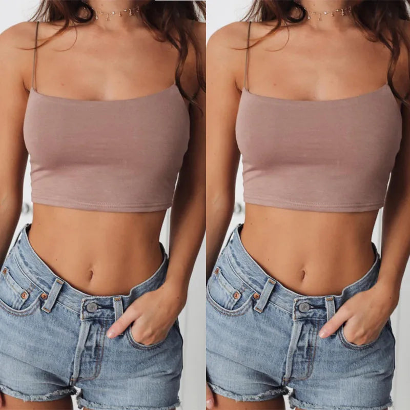 Tank Top Black Halter
