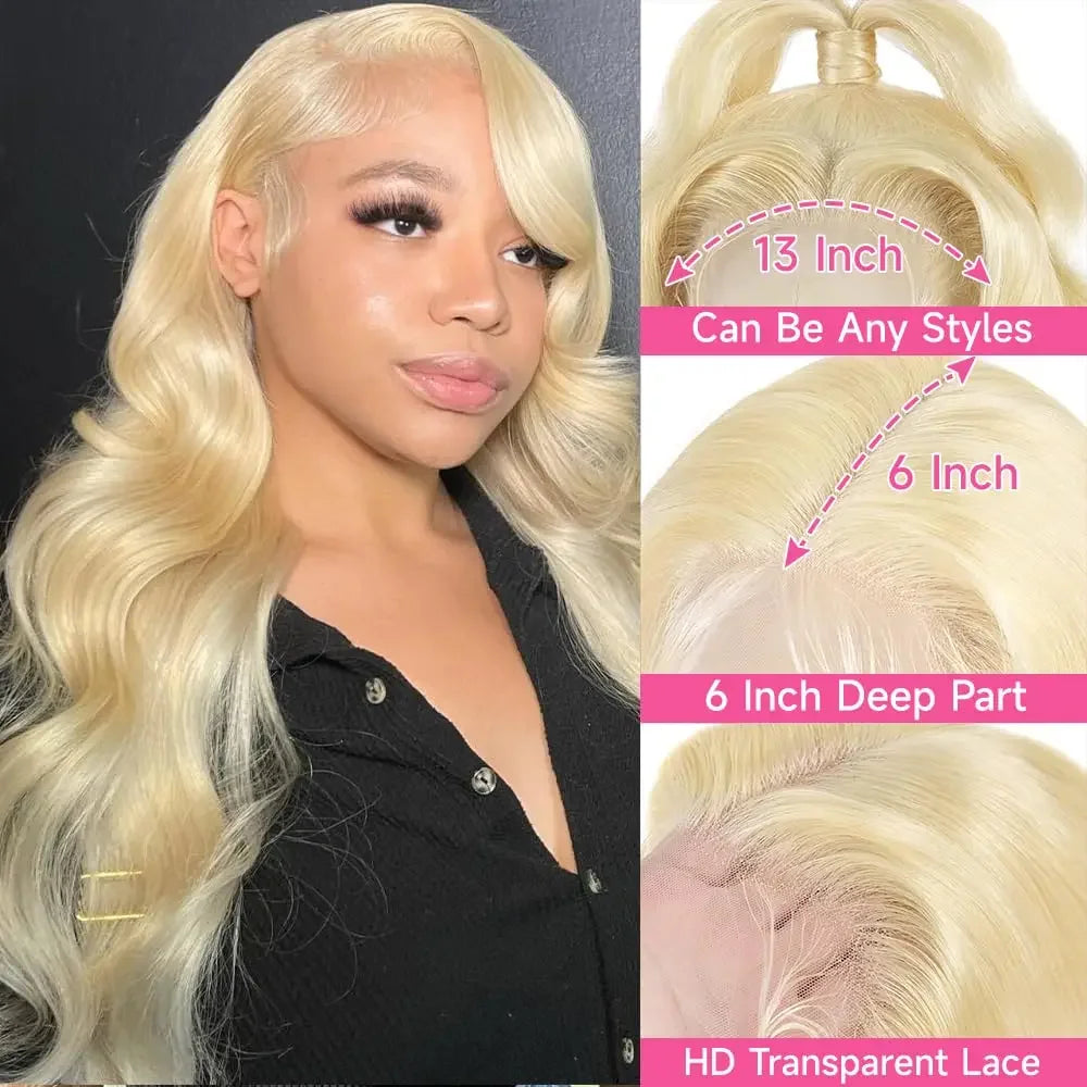 613 Honey Blonde Body Wave Wig