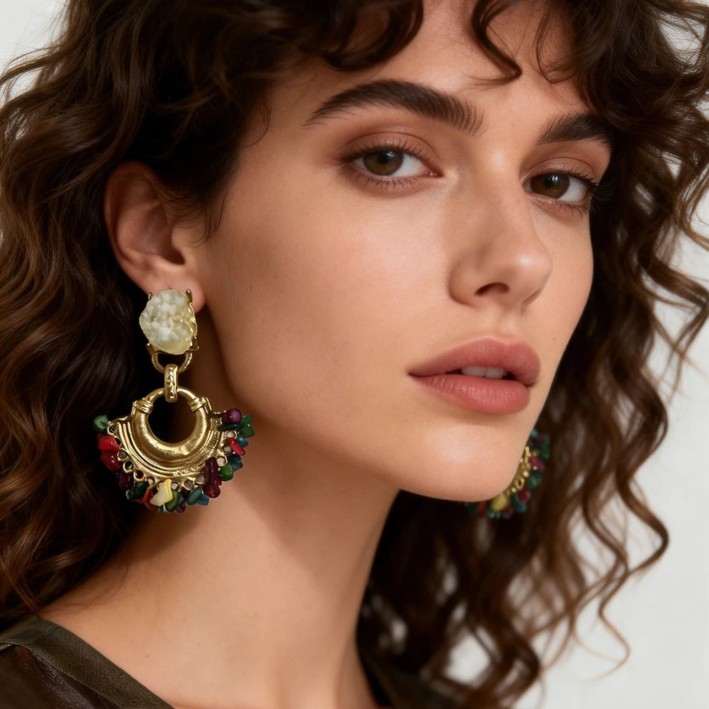 Handmade Beaded Earring