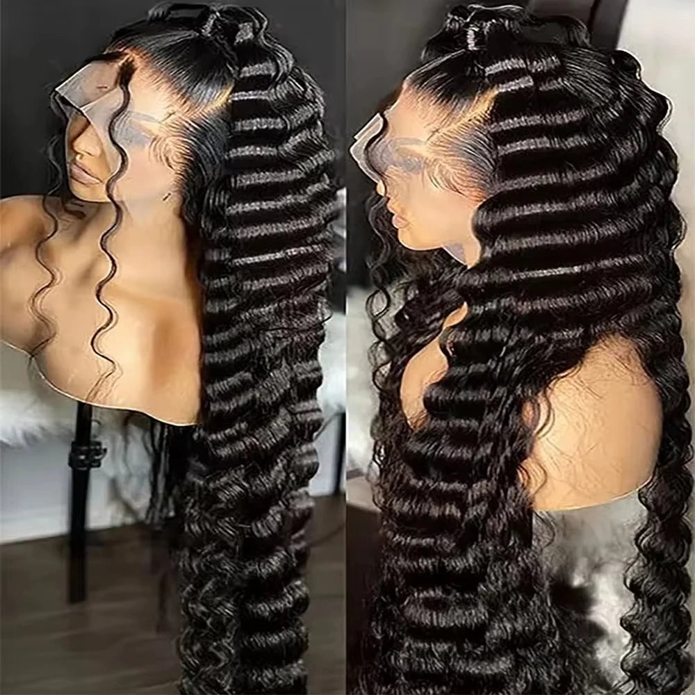 Deep Wave Virgin Human Hair Wig