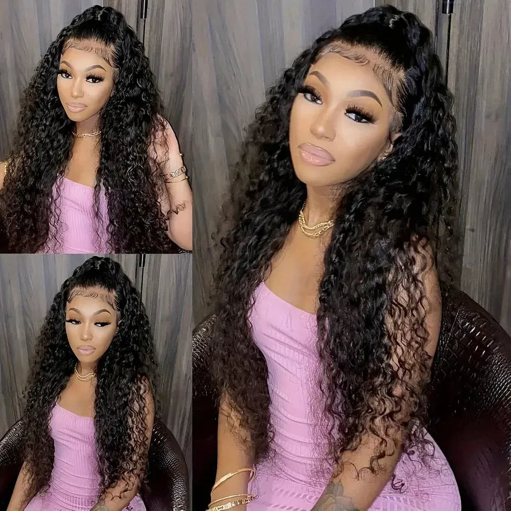 100% Deep Wave Frontal Wig