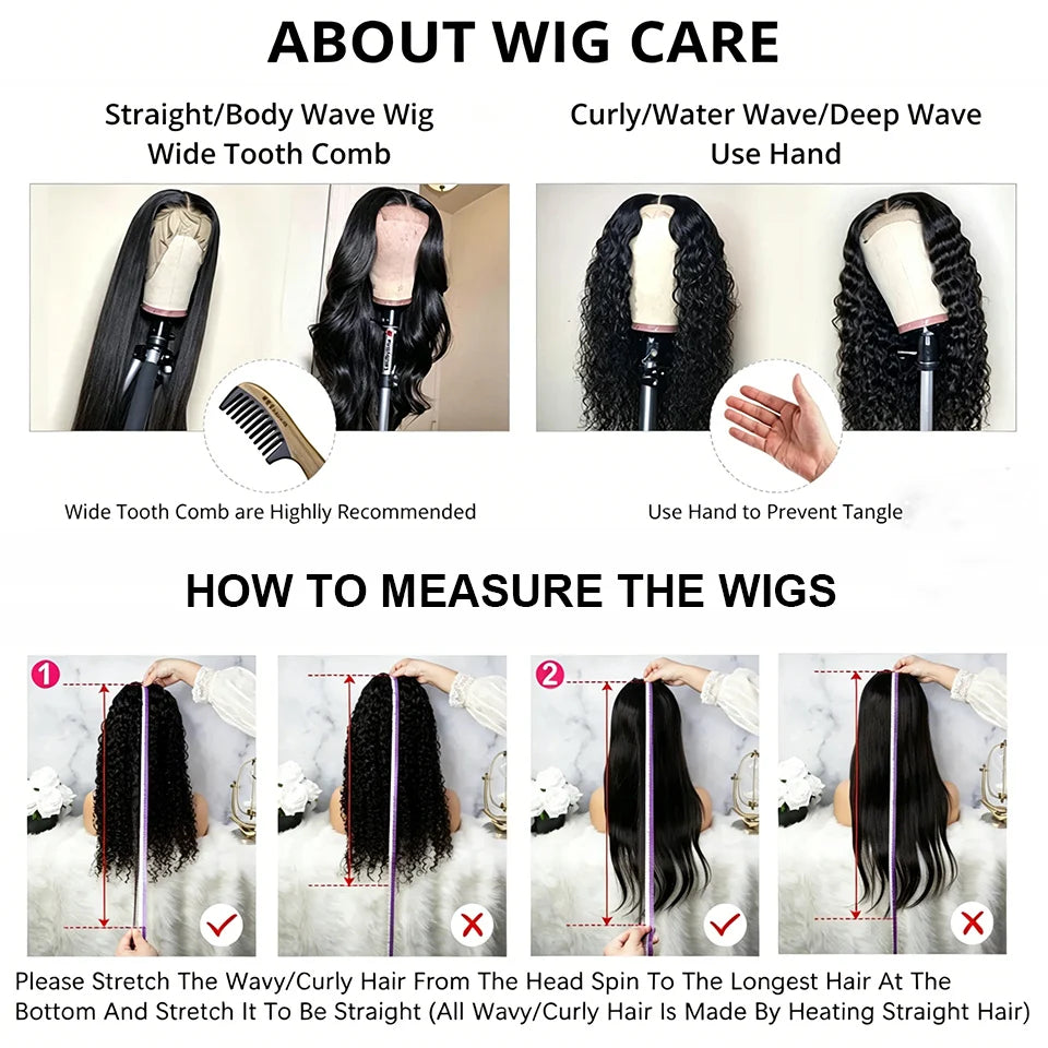 Straight Human Hair Wigs