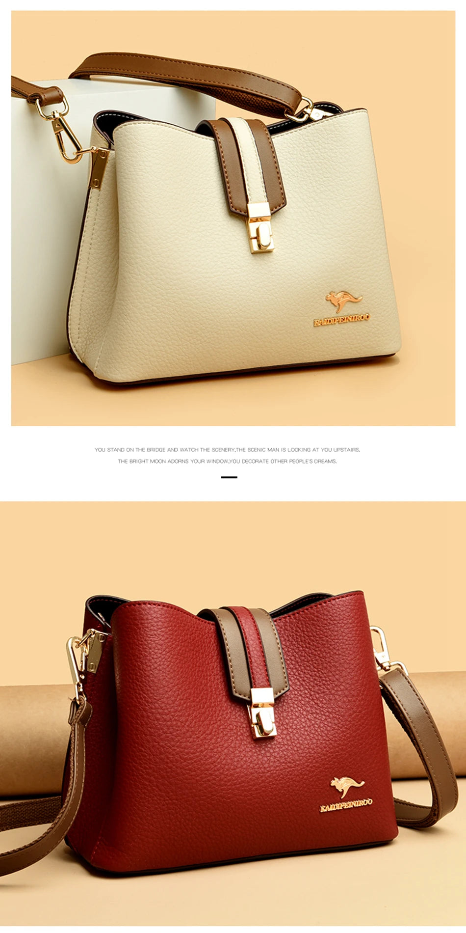 Casual Leather Cowhide