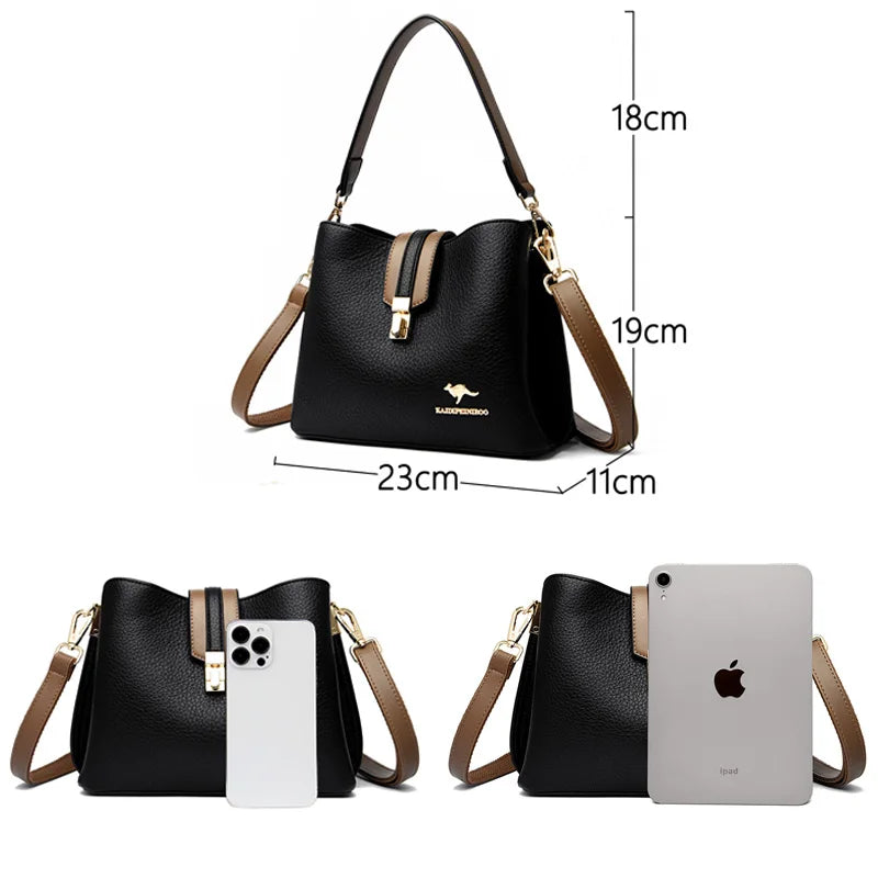 Casual Leather Cowhide