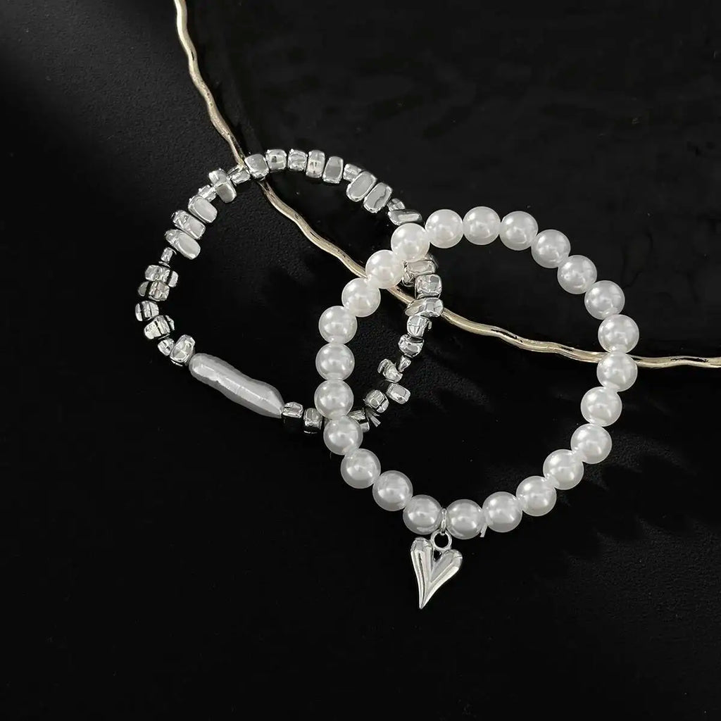 2Pcs/Set Elegant Imitation Pearl