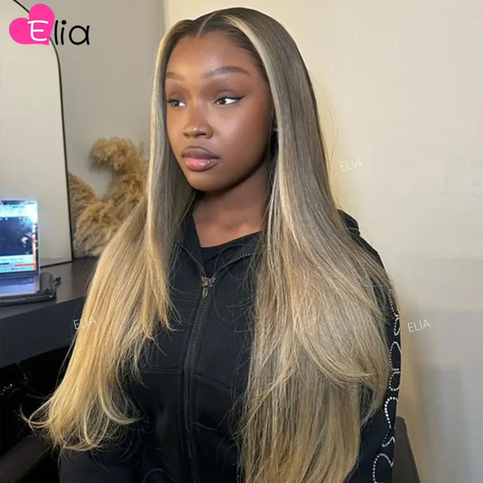Ombre Ash Blonde Wig