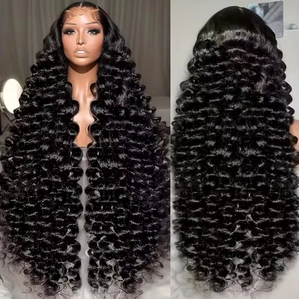 Deep Wave Virgin Human Hair Wig