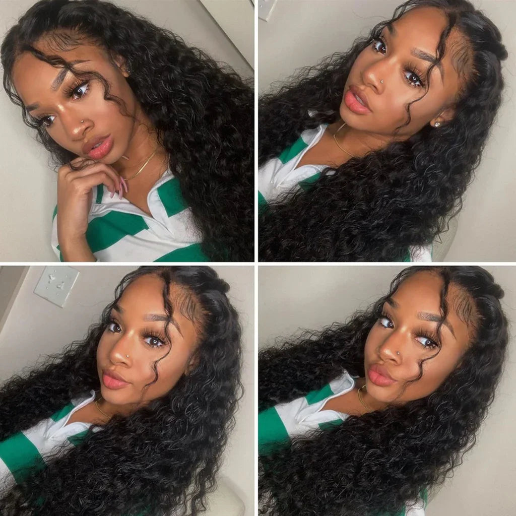 100% Deep Wave Frontal Wig