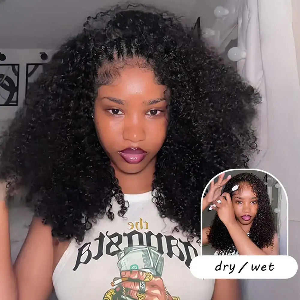 Jerry Curly Half Wig