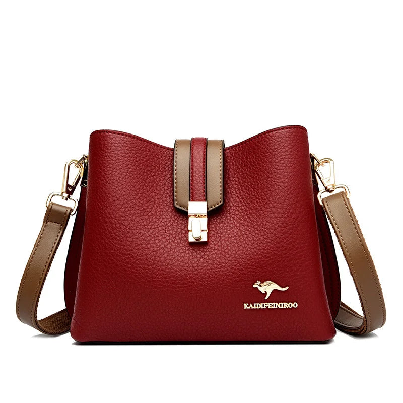Casual Leather Cowhide