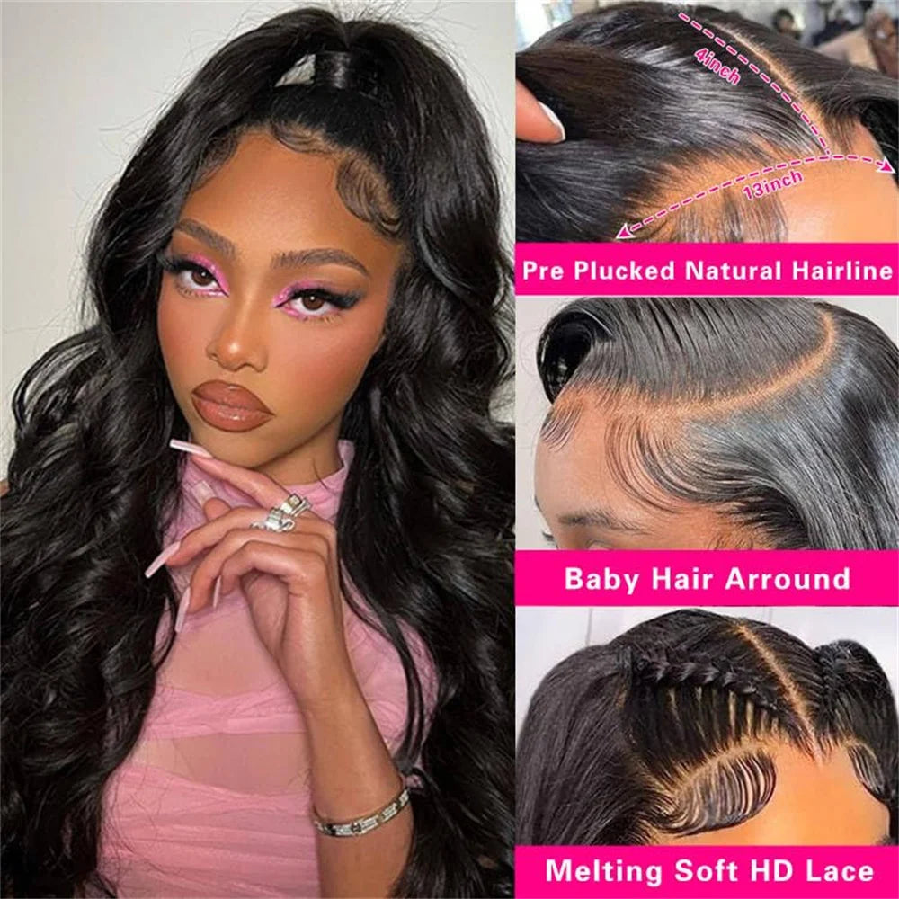 13x4 Transparent Lace Front Wigs