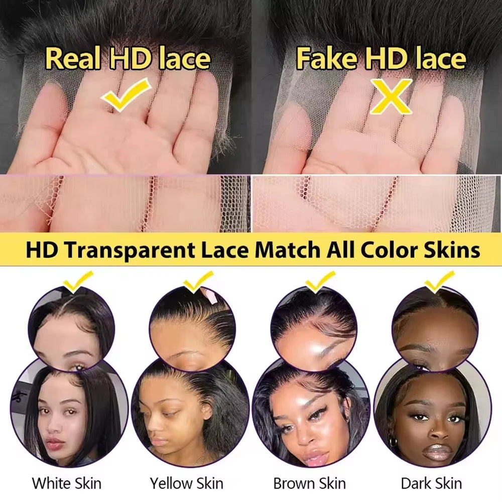 Deep Wave Virgin Human Hair Wig