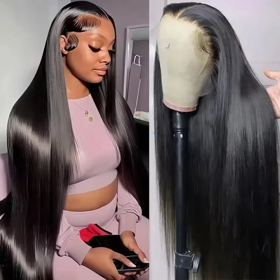 13x4 13x6 Straight Human Hair Lace Wigs
