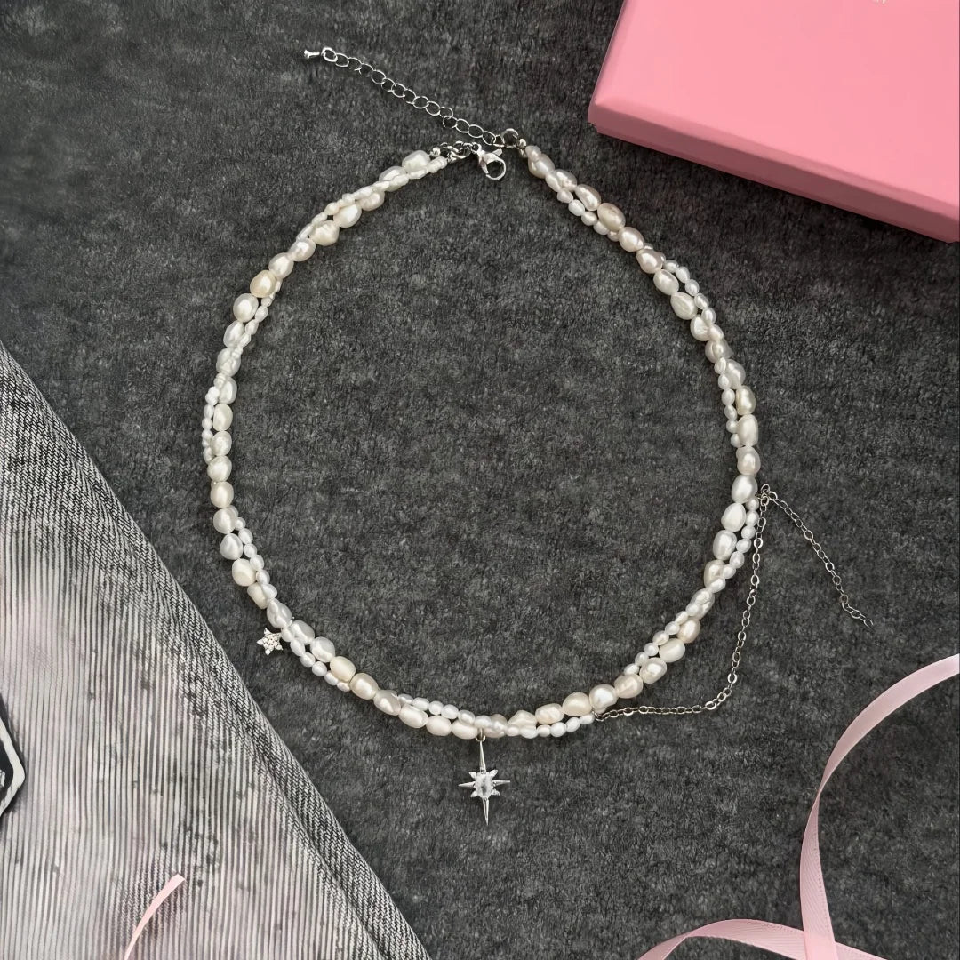 Minimalist Pearl Necklace