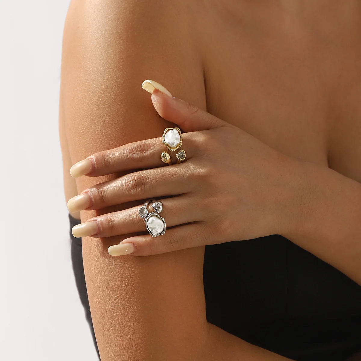 Vintage Baroque Pearl Ring
