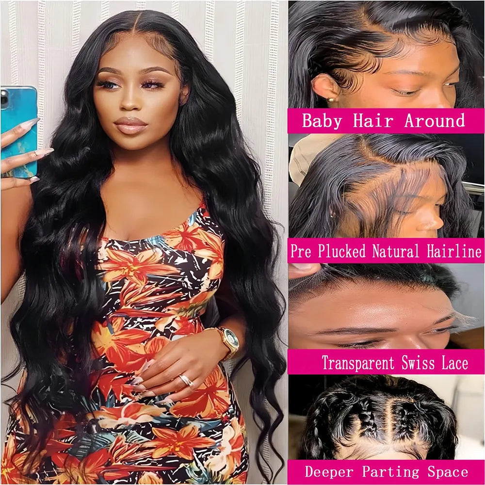 13x4 Transparent Lace Front Wigs