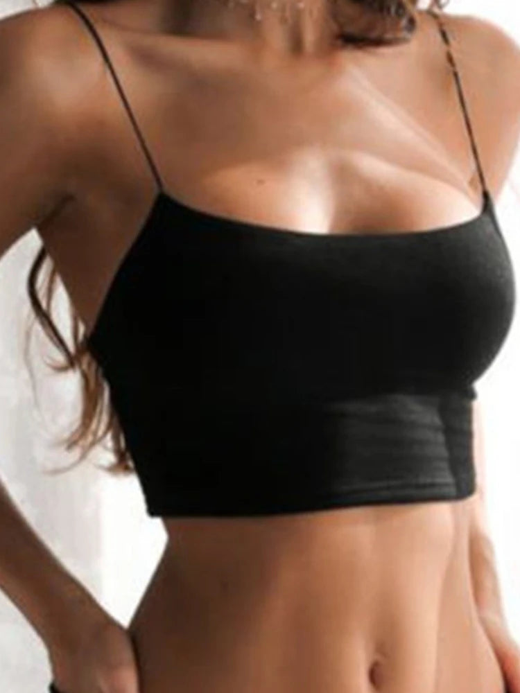 Tank Top Black Halter
