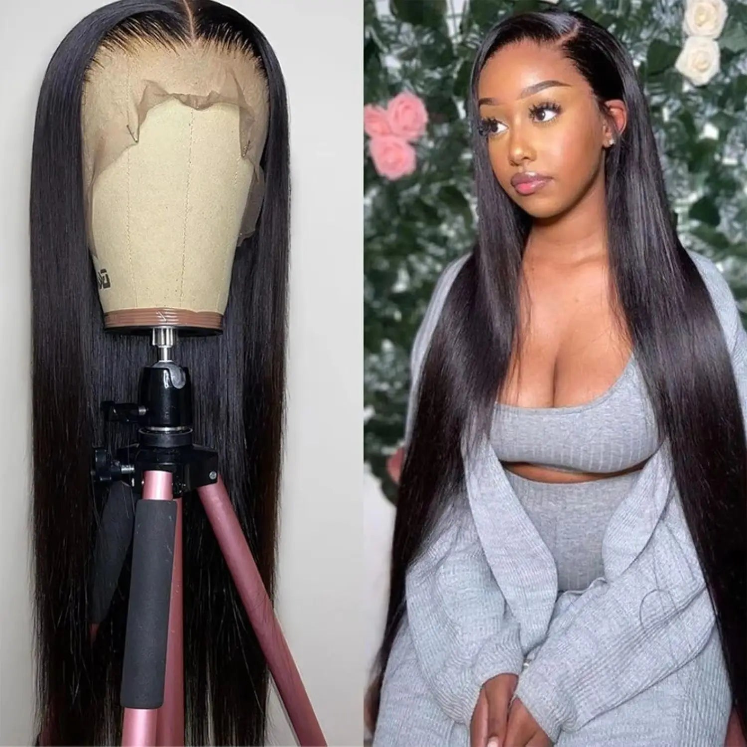 Straight Human Hair Wigs